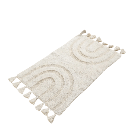 พรม MJHOMEDESIGNS DOORMAT CARPET 35 ขนาด 50X120 CM ขาว_0